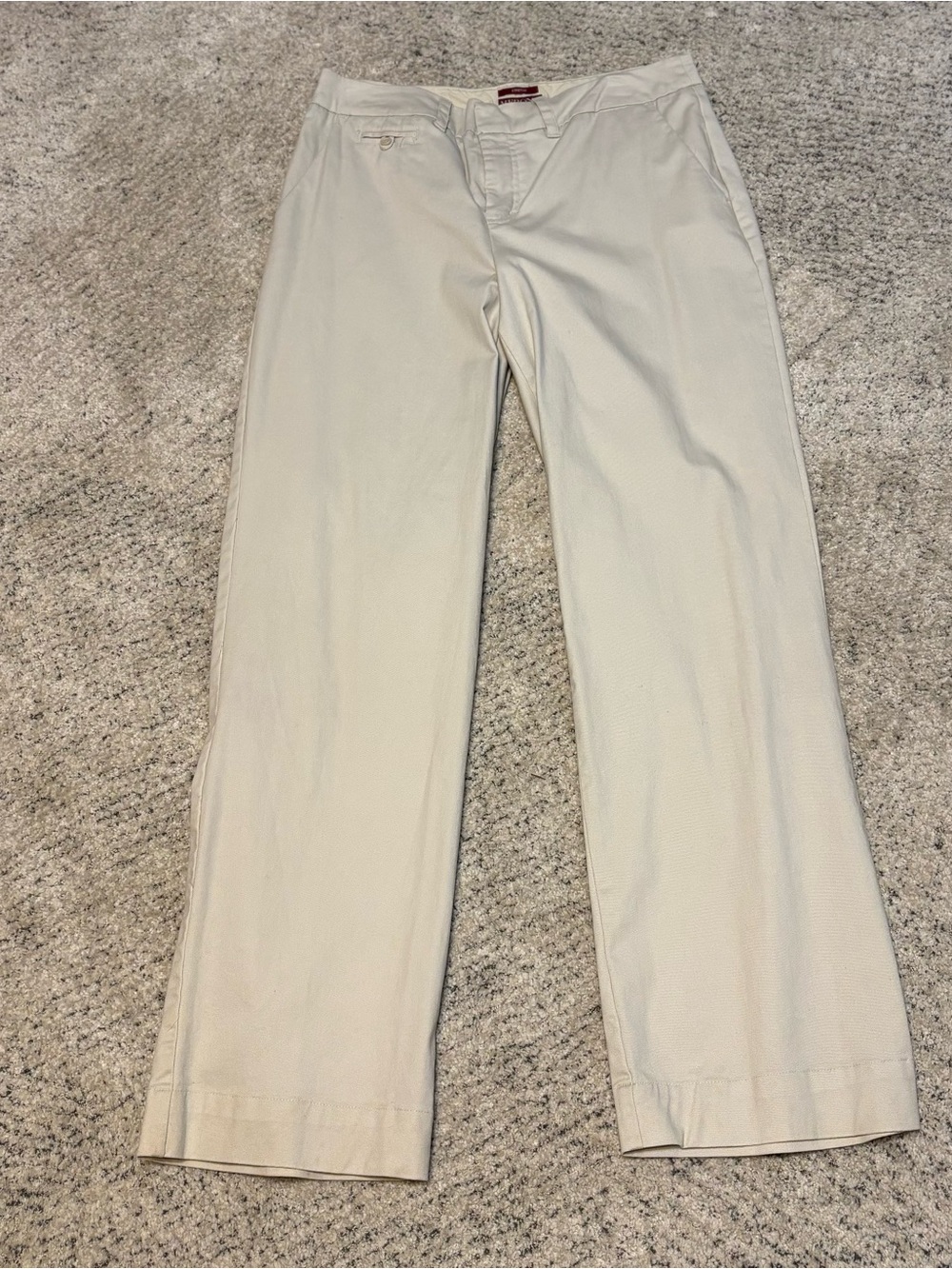 Merona Women’s Light Beige Straight-Leg Chinos